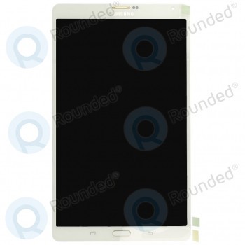 Samsung Galaxy Tab S 8.4 LTE (SM-T705) Modul de afișare LCD + Digitizer alb GH97-16095A foto