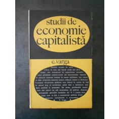 E. VARGA - STUDII DE ECONOMIE CAPITALISTA