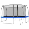 VidaXL Set trambulină rotundă, 460 x 80 cm, 150 kg