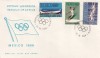 FILATELIE TEMATICA - PLIC MEXIC TEMATICA JOCURILE OLIMPICE FDC, Sport, Stampilat