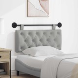 vidaXL Cap de pat suspendat Gri nori 110 x 55 x 7 cm țesătură 42032067