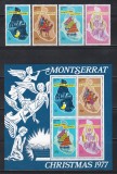 Monserrat 1977 - Crăciun, Serie + Bloc, MNH