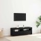 vidaXL Cabinet TV 2 pcs Negru 60 x 35 x 40 cm Lemn compozit