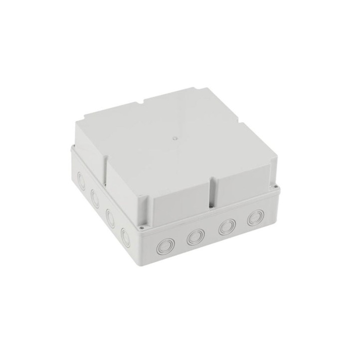 Doza patrata de ramificatie din plastic adanca ABS 290x290x140mm IP67 IK06