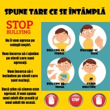 Autocolant Stop Bullying - 125x125 cm
