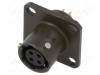 Conector circular soclu mamă AMPHENOL PT/451 4 pini 7,5A 600V drept