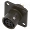 Conector circular soclu mamă AMPHENOL PT/451 4 pini 7,5A 600V drept