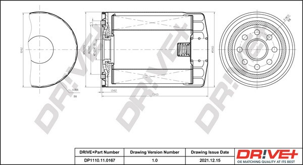 Dr!ve+ DP1110.11.0167 Filtru ulei
