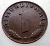 B.101 GERMANIA 1 REICHSPFENNIG 1939 D, Europa, Bronz