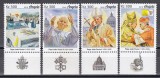 Angola 2019 - Papa Ioan Paul al II-lea (1920-2005), Serie cu Tapsuri, MNH