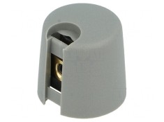 Buton rotativ gri cu indicator plastic ?6mm ?16x16mm foto