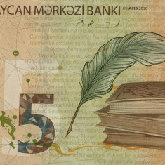 Bancnota Azerbaidjan 5 Manat 2020 - PNew UNC