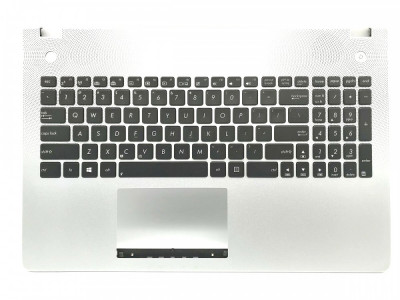 Carcasa superioara cu tastatura iluminata palmrest laptop, Asus, N56, N56V, N56VM, N56VZ, N56S, N56SL, N56D, N56DY, N56VV, US foto