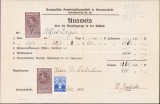 HST A1896 Notă plată medicală 1933 Sibiu Evangelische Krankenpflegeanstalt