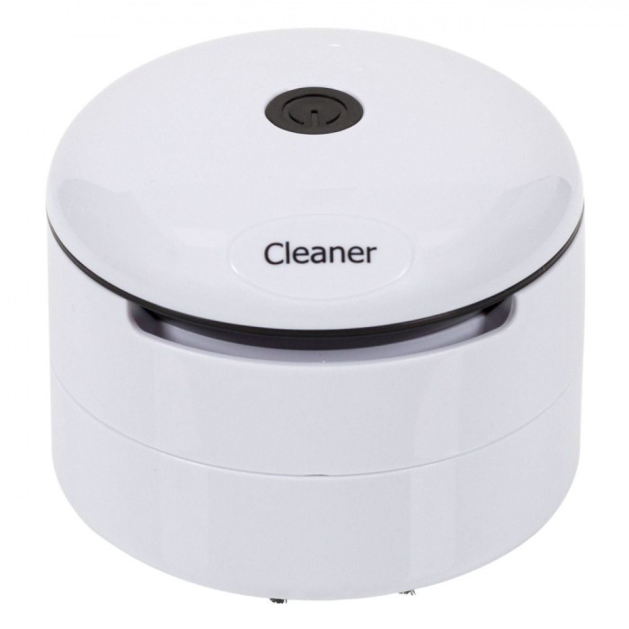 Aspirator Birou, Cleaner, Alb, Plastic, Baterii Necesare, Dimensiuni Ambalaj 8.5x8.5x8 cm