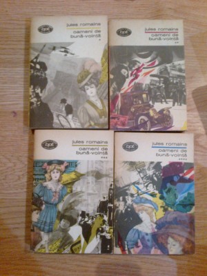 a4b Oameni de buna-vointa - Jules Romains ( 4 volume ) foto