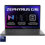 Laptop Gaming ASUS ROG Zephyrus G16 GU605MV cu procesor Intel&reg; Core&trade; Ultra 9 185H pana la 5.1 GHz, 16, OLED, 2.5K, 240Hz, 16GB LPDDR5X, 1TB SSD, NVIDI