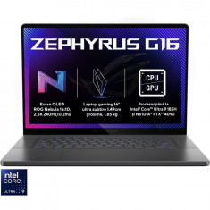 Laptop Gaming ASUS ROG Zephyrus G16 GU605MV cu procesor Intel® Core™ Ultra 9 185H pana la 5.1 GHz, 16, OLED, 2.5K, 240Hz, 16GB LPDDR5X, 1TB SSD, NVIDI