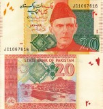 Bancnota Pakistan 20 Rupii 2016 UNC - Asia, Numismatica, Colectie