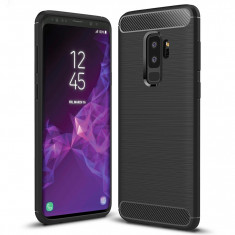 Husa SAMSUNG Galaxy S9 Plus - Carbon (Negru) Forcell foto