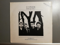 U2 ?Pride/Boomerang 1 &amp;amp;2 ? Maxi Single 45 RPM (1984/Island/RFG) - Vinil/ca Nou foto