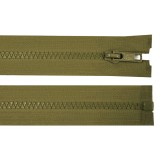 Fermoar plastic detasabil Crisalida, lungime 60 cm, Kaki