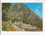 FA52-Carte Postala-GRECIA- Delphi, Apollo&#039;s Temple, necirculata, Fotografie