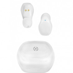 Casti True Wireless Celly Eardrops FLIP2WH, Bluetooth, Microfon, Touch Control (Alb)
