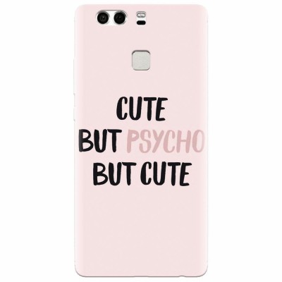 Husa silicon pentru Huawei P9, Cute But Psycho foto