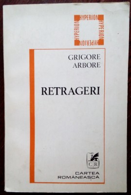 GRIGORE ARBORE-RETRAGERI/VERSURI/SERIA HYPERION 1982(fara 1/2 din fila de titlu) foto