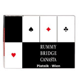 Cărți de joc Piatnik &bdquo;Rummy, Bridge, Canasta&rdquo;, pachet dublu