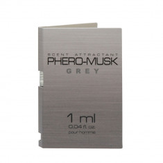 Parfum pentru bărbați pentru a atrage femeile Phero-Musk Grey pentru bărbați, 1 ml