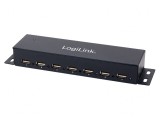Hub USB 2.0 cu 7 Porturi Fixat pe Blat 480Mbps Plug and Play, Logilink