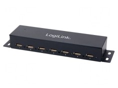 Hub USB 2.0 cu 7 Porturi Fixat pe Blat 480Mbps Plug and Play