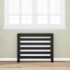 &Icirc;ncărcător de radiatoare stejar negru 104x20x82 cm lemn prelucrat