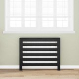 &Icirc;ncărcător de radiatoare stejar negru 104x20x82 cm lemn prelucrat