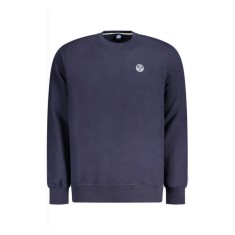 Bluza casual barbati, cu mini logo brodat, Regular fit, Bleumarin, S
