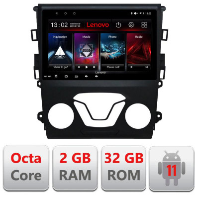 Navigatie dedicata Ford Mondeo 2013-2020 D-377 Lenovo Octa Core cu Android Radio Bluetooth Internet GPS WIFI DSP 2+32 GB 4G KIT CarStore Technology foto