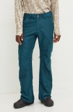 Burton pantaloni Cargo culoarea turcoaz, 131661