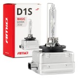 Bec xenon D1S 35W 6000K AMiO Basic pentru faruri originale cu lupa