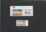 ROMANIA 2018 LP 2176 b LP 2176 a EMISIUNE COMUNA ROMANIA-SLOVACIA SERIE CU VINIETA + SLOCAVIA-ROMANIA MNH NESTAMPILATE, Nestampilat