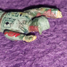 piesa veche Soldat/Militar OFITER GERMAN ranit in lupta figurina F.VECHE.Colect