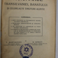 DICTIONARUL TRANSILVANIEI , BANATULUI SI CELORLATE TINUTURI ALIPITE de C. MARTINOVICI si N. ISTRATI , 1921