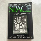The production of space / Henri Lefebvre 450p