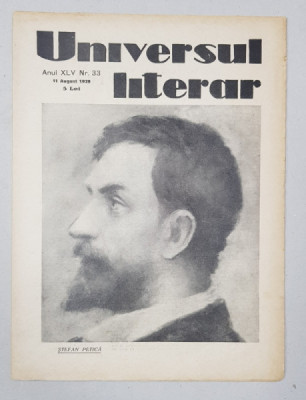 REVISTA &amp;#039;UNIVERSUL LITERAR&amp;#039;, ANUL XLV, NR. 33, 11 AUGUST 1929 foto