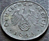 Cumpara ieftin Moneda istorica 1 REICHSPFENNIG - GERMANIA NAZISTA, anul 1944 G * cod 2152, Europa, Zinc
