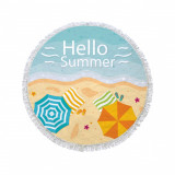 Cumpara ieftin Prosop de plaja Hello Summer, Oyo Concept, &Oslash;150 cm, policoton, multicolor