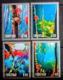 Feroe 2010 fauna marină , crabi,crustacee serie 4v neștampilata