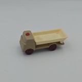 Jucarie veche romaneasca de colectie: utilitara/ basculanta, remorca rabatabila, seria "3 lei", Sibiu, stare foarte buna