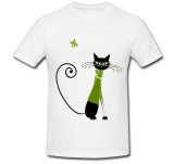 Cumpara ieftin Tricou &quot; Cat Silhouette &quot;